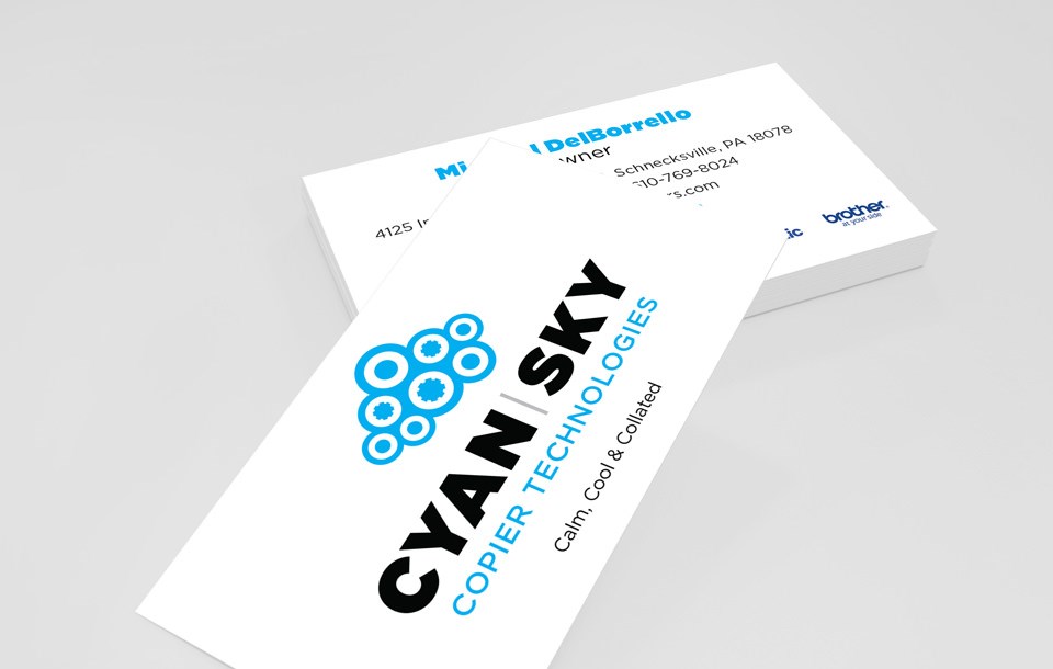 Cyan Sky Business Cards