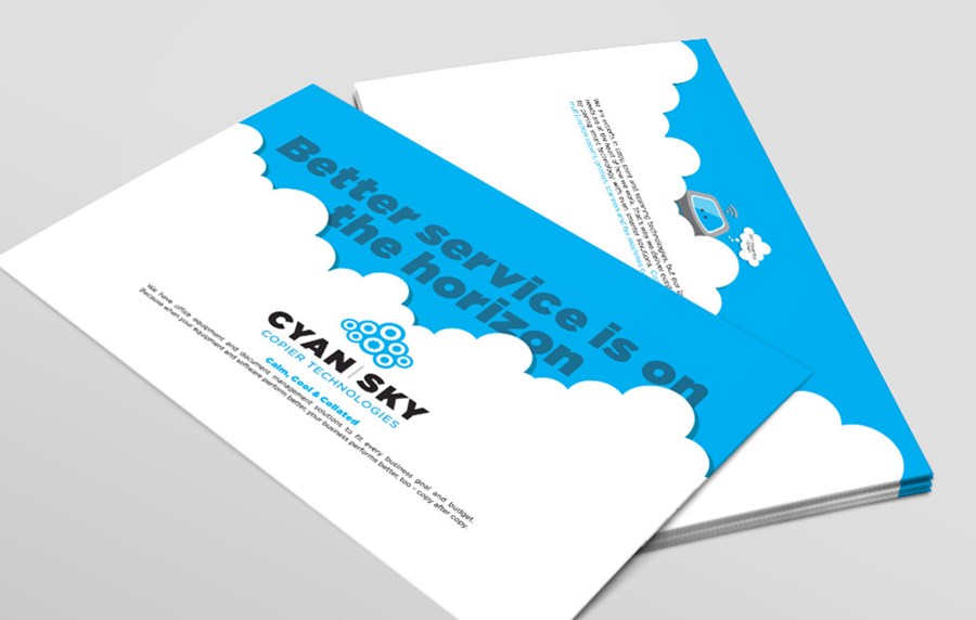 Cyan Sky Business Cards